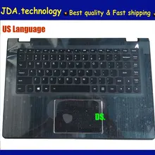 Wellendorff Новая/оригинальная верхняя оболочка для lenovo Yoga 3 14 США клавиатура подставка для рук верхняя крышка тачпад C Оболочка Черный