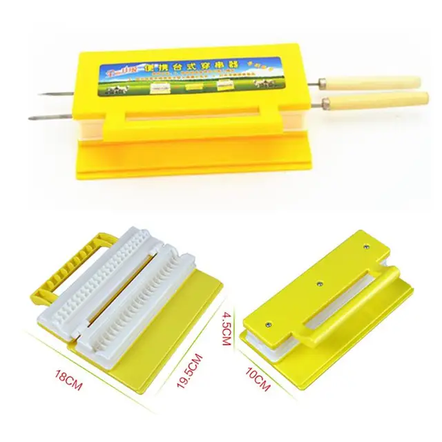1Pc Creative Bbq Kebab Maker Egységes Hasági Szálítógagos Gyors Nyárs Könnyű Szerszámok Kültéri Konyhai Szerszámokhoz - Image 6