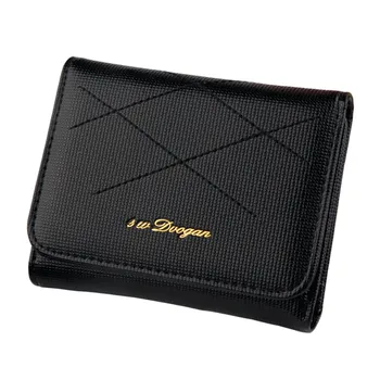 

Maison Fabre Luxury Wallet Female Leather Women Leather Purse Plaid Solid Color Stone Wallet Multi-Card Wallet Short Wallet