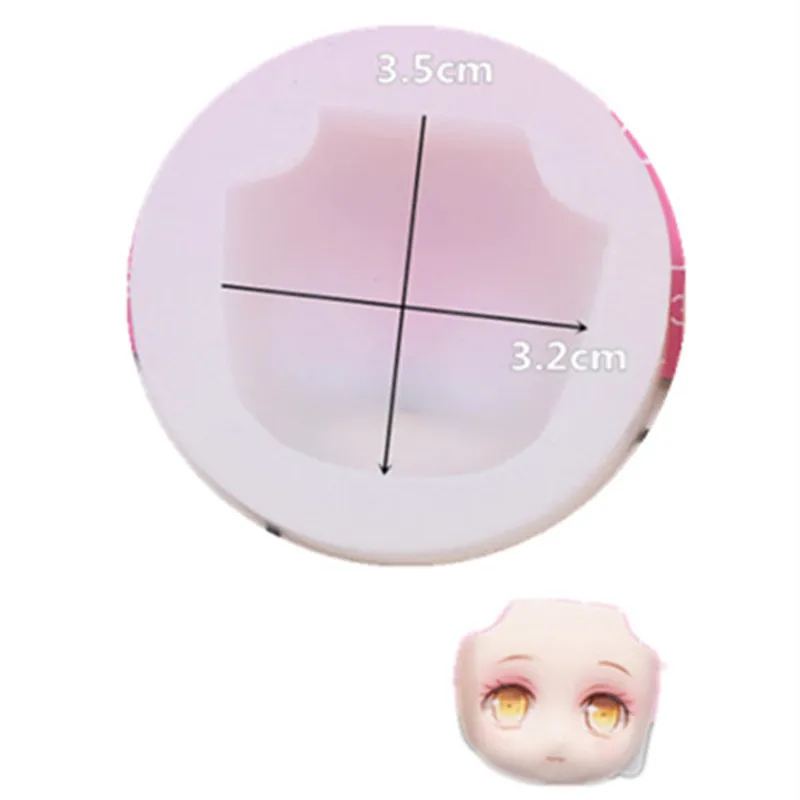 clay doll head mold