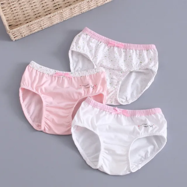 3pcs Baby Kids Girls Underpants Soft Cotton Panties Child Underwear ...