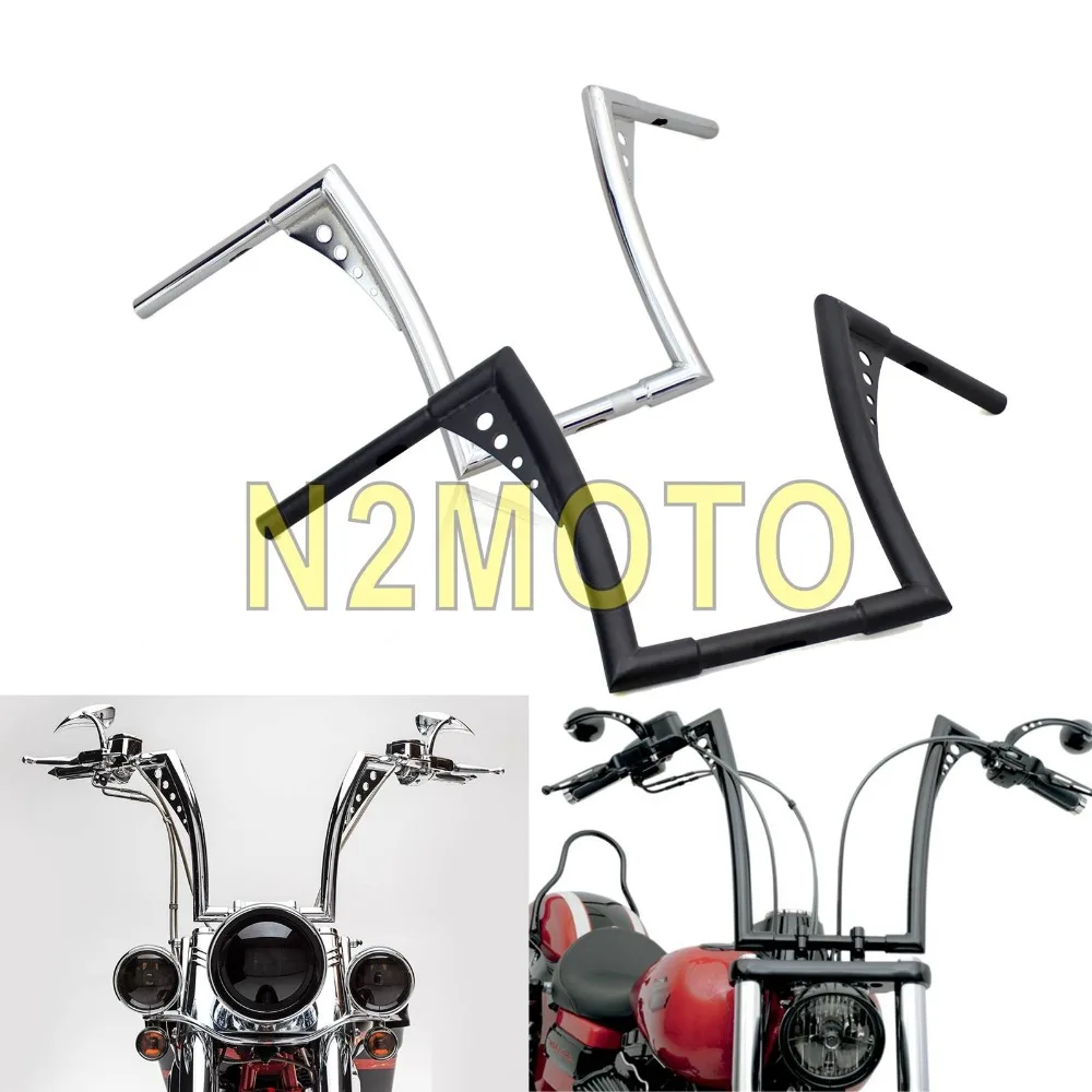 Buy Chrome APE Hanger Handlebar 12" Rise 8" Backward 30-1/2" Wide Tapered Handle Bar for Harley Chopper Cafe Racer Sportster Touring for only 55.04 USD Buy Chrome APE Hanger Handlebar 12" Rise 8" Backward 30-1/2" Wide Tapered Handle Bar for Harley Chopper Cafe Racer Sportster Touring for only 55.04 USD
