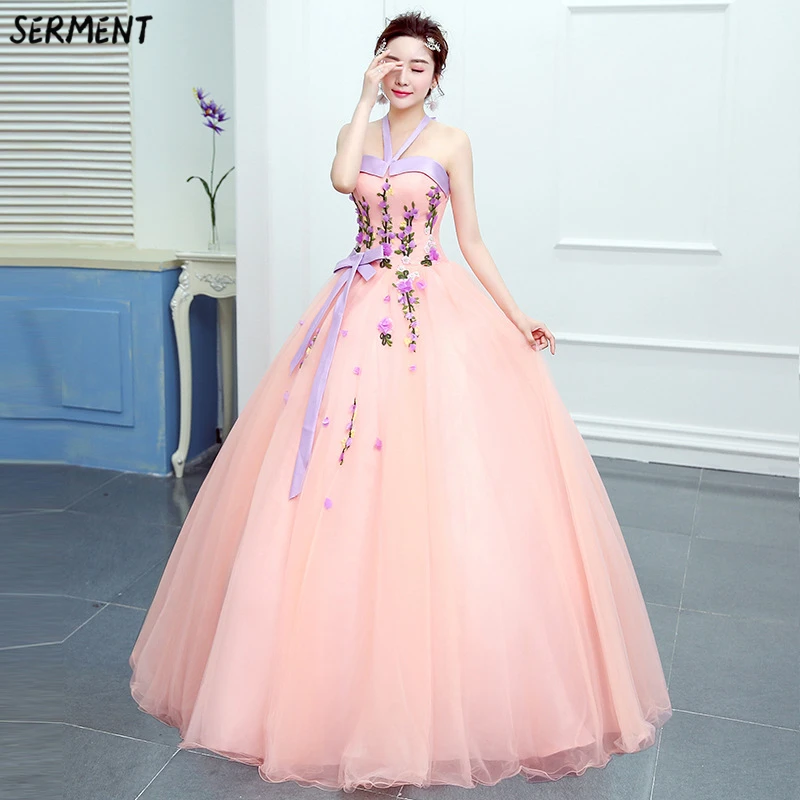 

European and American Prom Dress 2019 New Summer Gradient Slim Slimming Performance One Word Shoulder Dress Supply