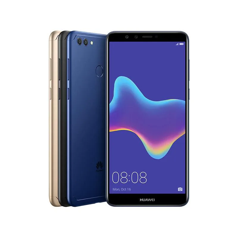 Huawei Y9 2018 Enjoy 8 Plus 4 ГБ 64 5 93 дюймов 2160*1080 P четыре ядра камеры 4000 мА/ч отпечаток пальца