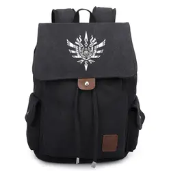 Новый Monster Hunter холст рюкзак аниме игры школа Bookbag сумка рюкзак мальчик девочка плечо дорожные сумки для ноутбуков подарок