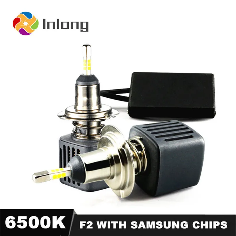 С 4-х сторон SAMSUNG чипы мини H4 светодиодный H7 10000LM D2S H1 H9 H11 9005 D3S 9006 HB4 D1S автомобильные головные фары лампы 6500 к Противотуманные фары 12V