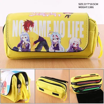 

NO GAME NO LIFE Anime Student Stationery Pouch Cosmetic Travel Make-up Bag