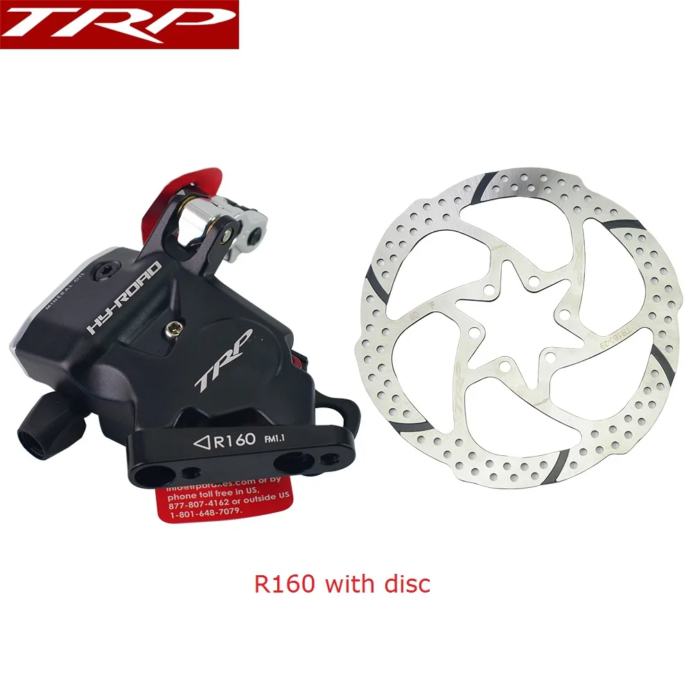TRP HY-ROAD плоский велосипедный кабель с приводом гидравлические дисковые тормоза Передние Задние 160 мм, w/or w/o ротор HY-Road CX тормозной суппорт для велосипеда Черный