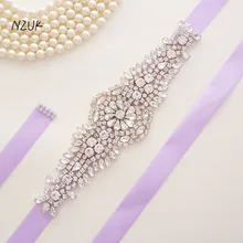 Свадебный пояс атлас пояс невесты аппликация горным хрусталем Кристалл Серебряное платье пояс для свадебное платье аксессуары Y137S