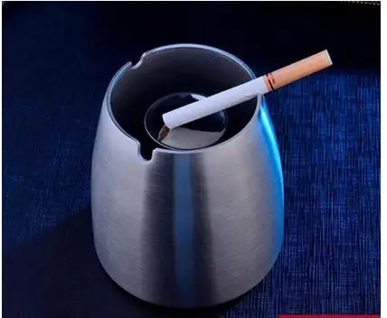 

Fashion creative conical thickening windproof high-grade stainless steel ashtray no smoke plume smoking accessories ashtray