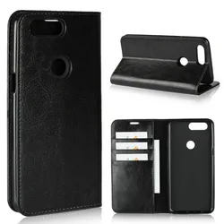 На Алиэкспресс купить чехол для смартфона luxury genuine leather wallet flip case cover for oneplus 5 / 5t