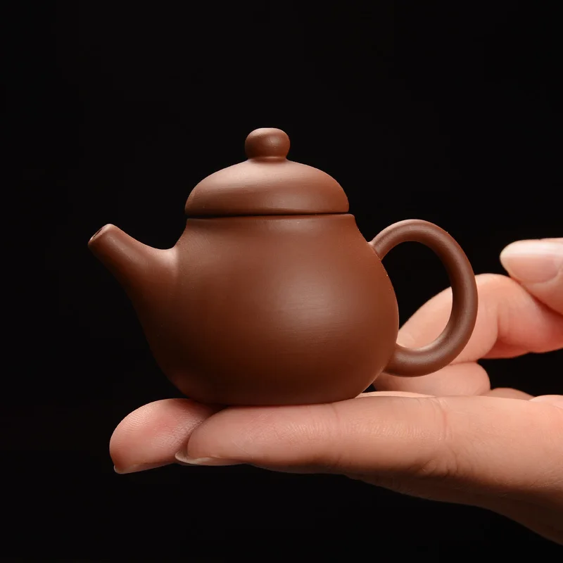 Чайные товары для домашних животных, можно выращивать горшок Zisha, маленький горшок с кончиком пальца, чайный игровой чайный набор кунг-фу, украшение для домашнего декора, мини-набор для чая - Цвет: 014