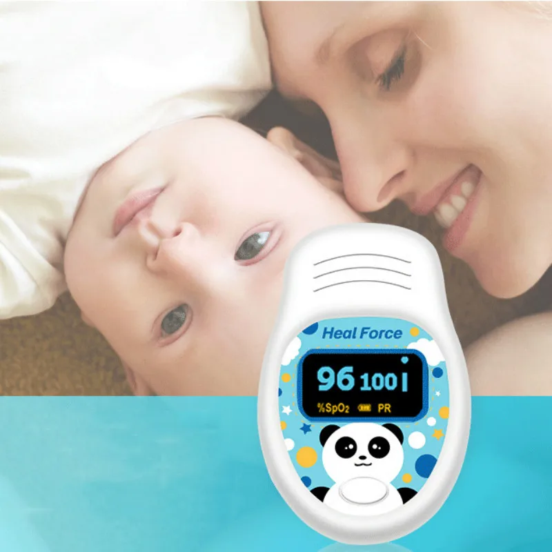 

Child Fingertip Pulse Oximeter Fingertip SPO2 PR Pediatric OLED Blood Oxygen Saturation Pulse Oximeter Medical Equipment