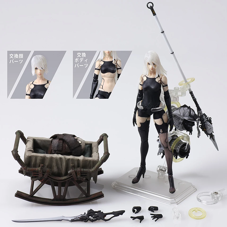 

Tronzo Origina Nier Automata YoRHa Type A No.2 A2 SHF PVC Action Figure Model Toys Nier A2 Figurals