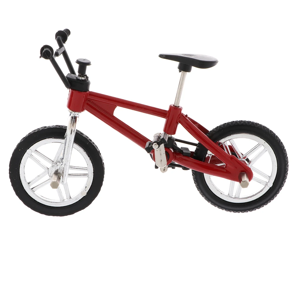 1:24 Miniature Alloy Finger Bike Mountain Bicycle Diecast Vehicle  Model Desk Gadget Toy