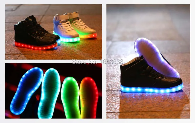 Colores Mais United Carregamento vendidos GirlsTactical Hukuk States Casuais Mens de Adultos Alta luz Brilhando Unisex LED Intermitentes Sapatos JUPHAIR Burosu Top USD Celik Nova USB Dollar a iluminar 1 Colores Mais United Carregamento 1