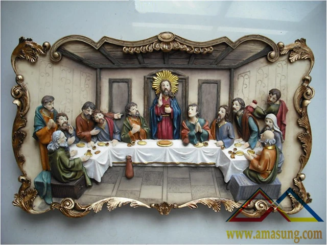 20 Inch The Last Supper Wall Hanging Plaque Statue Half Price 20 Inch The Last Supper Wall Hanging Plaque Statue Half Price Of