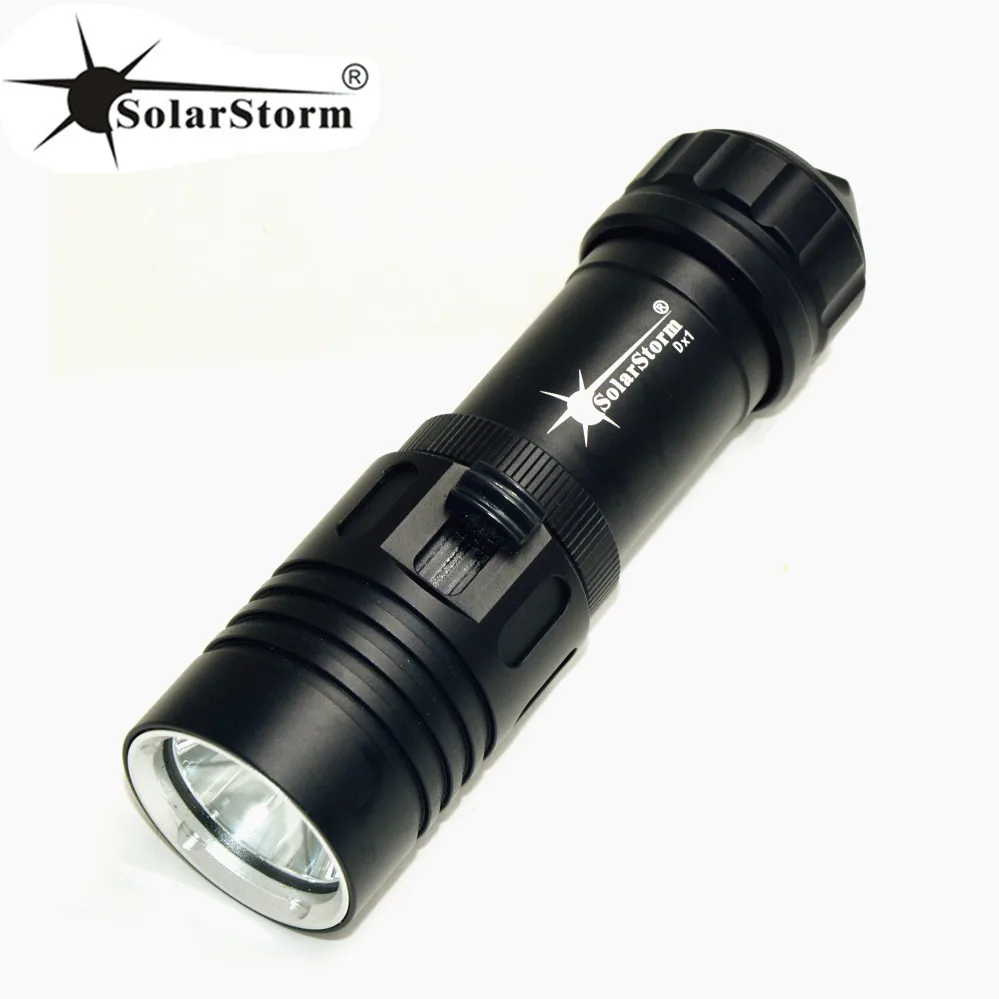 

New Solarstorm DX1 Underwater Diving Flashlight Torch XM-L2 LED Light Lamp Waterproof 2000Lm Super T6 LED