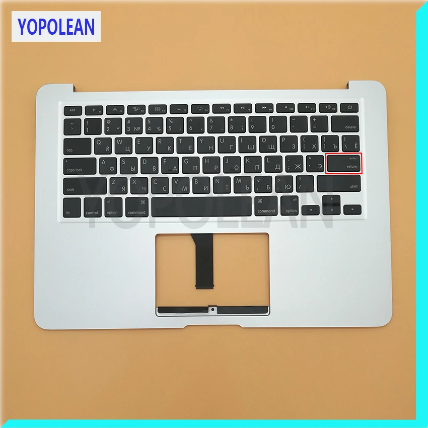 

Brand New Small Enter Russia Russian Keyboard Top Case Palmrest For Macbook Air 13" A1466 2013 2014 2015 2017