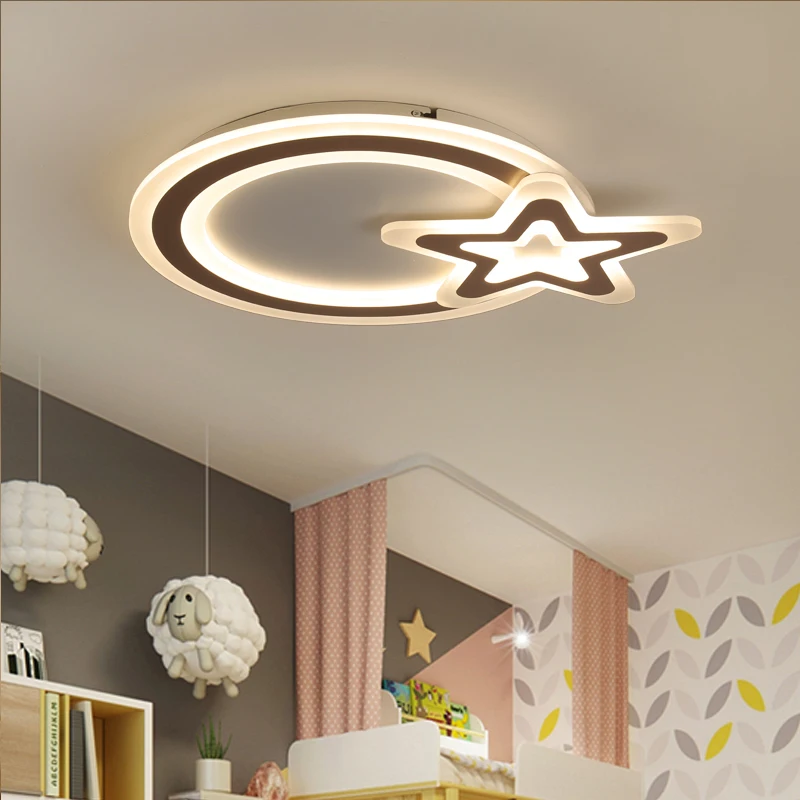 

White Color Modern led ceiling chandelier lights for bedroom Children Room Kids Room AC 85-265V Ceiling chandelier fixtures