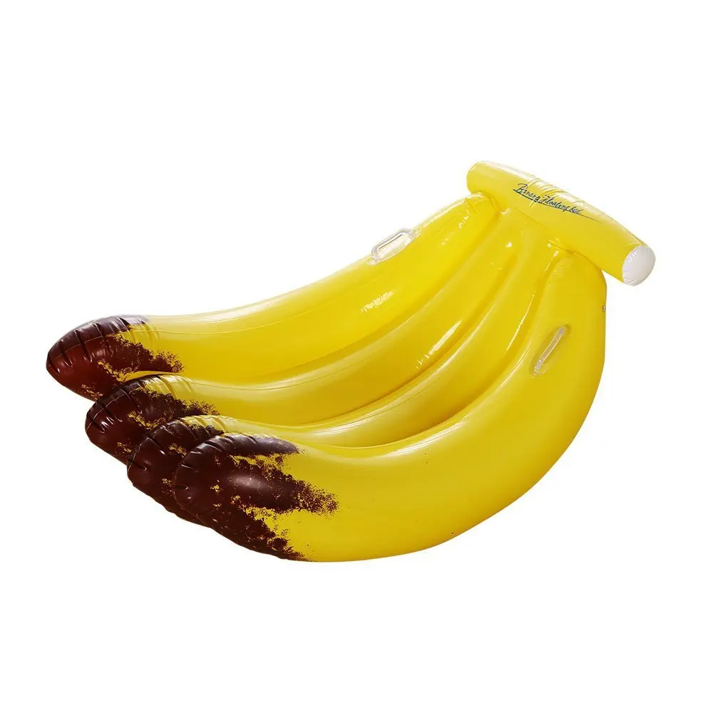 

155*110*20cm Giant Inflatable Banana Pool Float Ride-on Fruit Swimming Ring For Adult Children Water Toys Beach Lounger Mattress