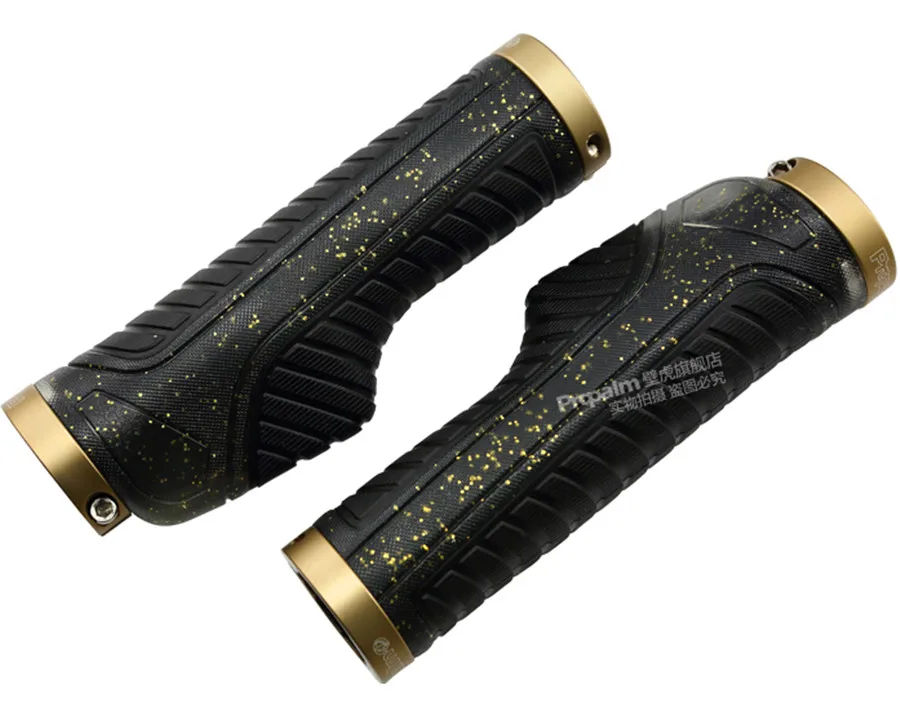 

Free Shipping High-quality mountain bike handle 1 set (aluminum alloy + rubber) Bicycle handle Bicycle accessories MTB