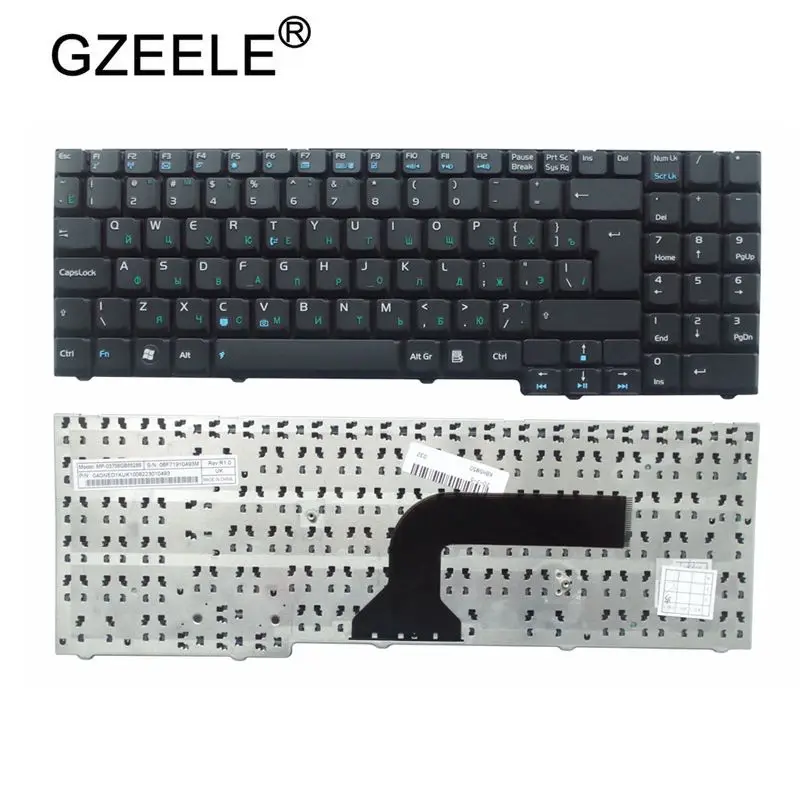 GZEELE russian laptop Keyboard for ASUS M50 F7 G70 M50V X55S X55SV X55SR X55SA X57 M70 G71 G2 G1P X