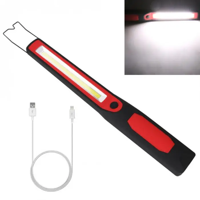 Светодиодный рабочий свет с крючком Магнитный USB Перезаряжаемый магнит аварийная лампа для кемпинга Велоспорт LKS99