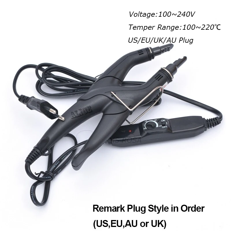 Loof Fusion US Plug JR-668 Hair Connector Keratin Heat Iron Hair Extensions Fusion Heat Iron Tools