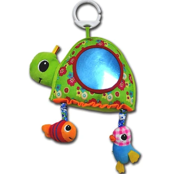 

Hot Sale Car Seat Tortoise Mirror Infant Stroller Hanging Newborn Toys 0-12 Months Baby Toy Stuffed Plush Baby Rattles Toddler