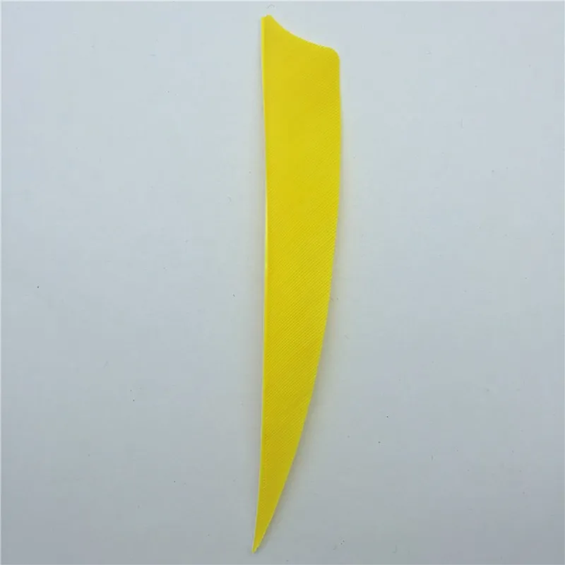 Tiro com Arco Flecha de Penas de Peru Flecha de Caça Taça Shield Fletches Pena Acessórios-4 Polegada Schield Fletchings 100pcs 4 10 Esporte e Lazer