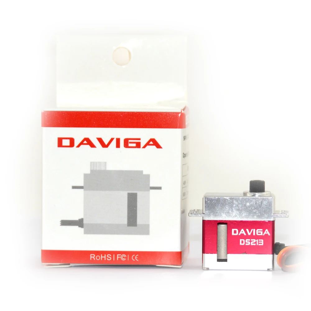 

KST DS213 Daviga 6V 3kg 0.07sec Metal Gear Servo Motor for UAV Drone RC Car Robot Arm Boat Helicopter Airplane
