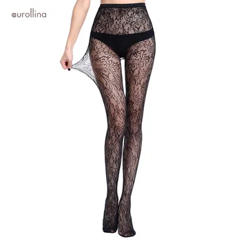 

Fishnet Nylon Stocking Sexy Mesh Net Lace Floral Jacquard Mature Woman Sexwear Pantyhose Fetish Patterned Nylon Tights Gothic