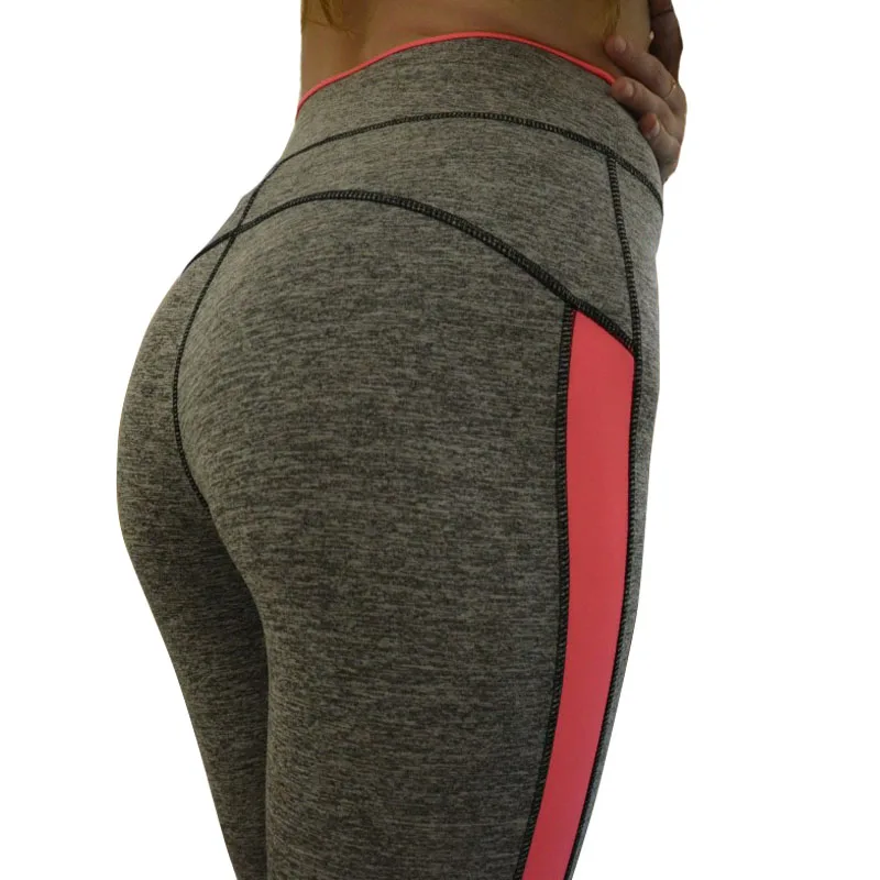 Ladies Leggings Sporting Movement Fold High Waist Fitness
