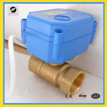

CWX-15 1'' DN25 electric ball valve DC12v DC24v DC9-24v motorized valve with three wire CR03 for water treatment,water leak