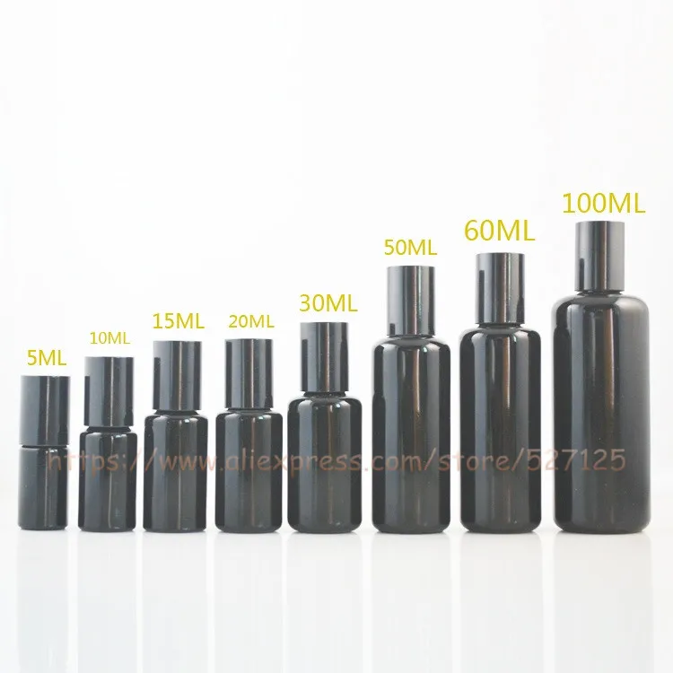5ml To 100ml Dark Violet Black Protect From Light Glass Bottle Roll-On/Essential Oil/Perfume/Deodorant Lightproof Container | Красота и