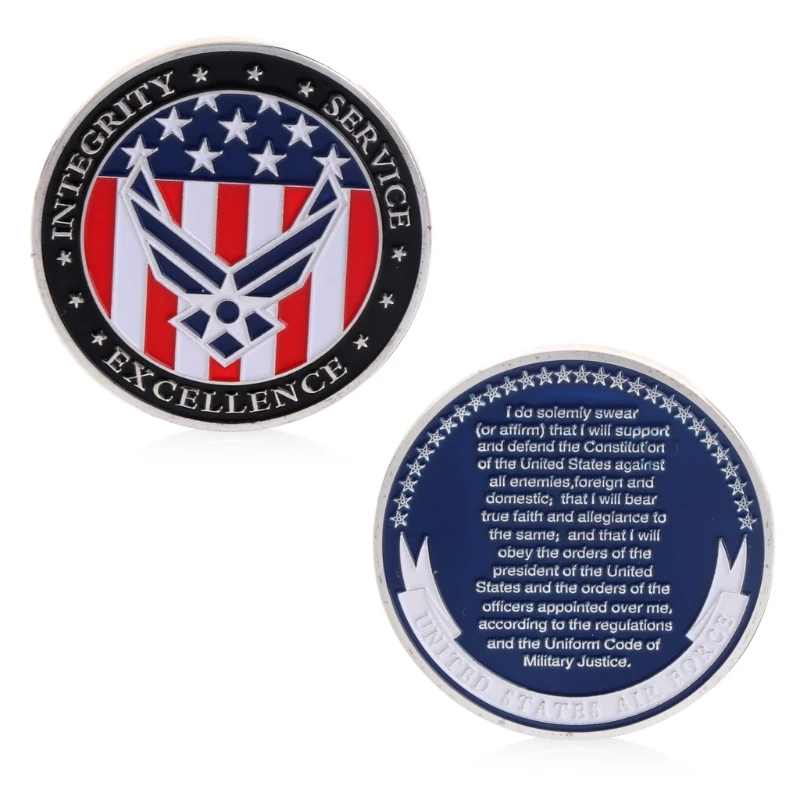 

The oath of the United States Air Force Commemorative Challenge Coin Collection Novelty Gift