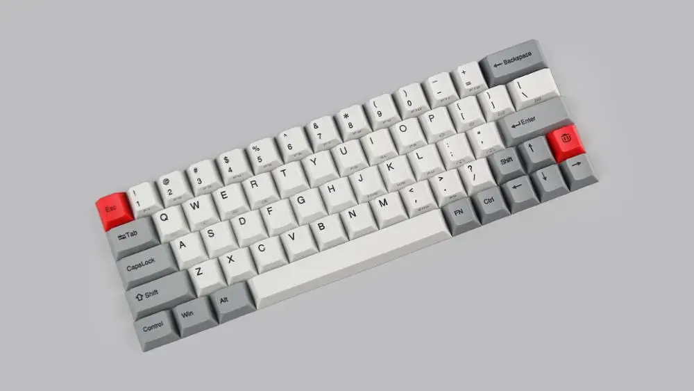 Kbdfans Новое поступление pbt брелки diy механическая клавиатура gk64 брелки 2u shift dz60 - Цвет: cherry profile