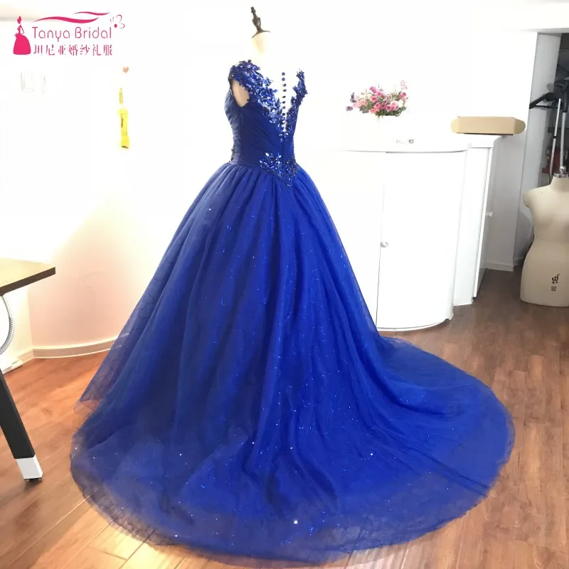 short royal blue prom dresses 2018