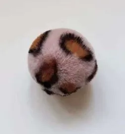 1 шт. девочки 6 см Помпон Мяч резинки для волос для женщин Детские аксессуары для волос эластичная резинка для волос - Цвет: LIGHT PINK Leopard