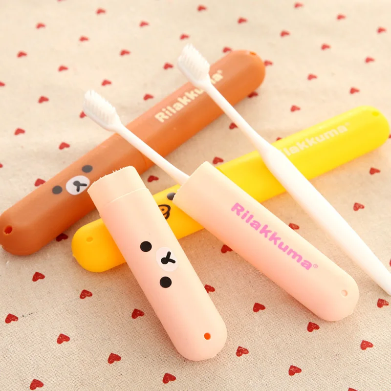 

Plastic Tooth Brush Storage Box Durable Fork Spoons Protect Container Case Travel Portable Toothbrush Tableware Holder Box