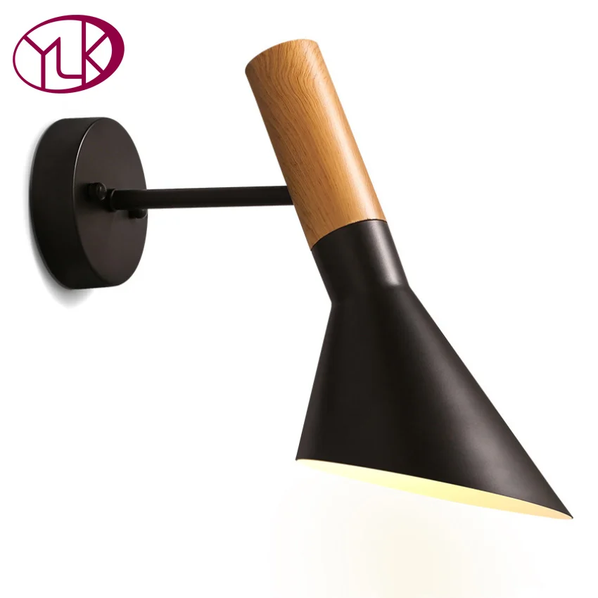 

Youlaike Black/White Modern Wall Mounted Reading Light Wall lamp Living Room Home Lighting Fixture Adjustable Angle Wall Light