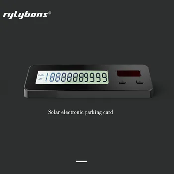 

Solar Energy Phone Number Card Car Parking Electronic Number Card Multiple Numbers Universal Car Mobile Card Auto Interior