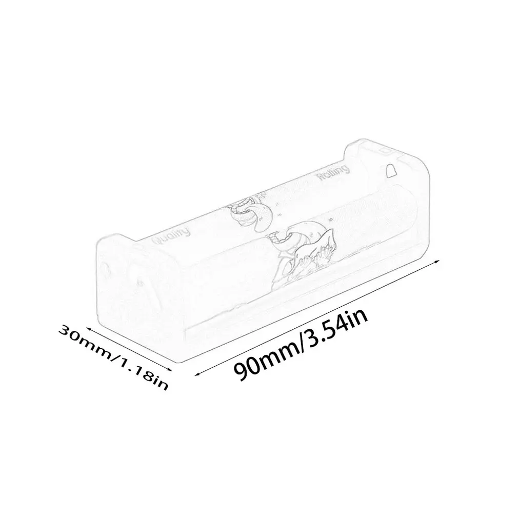 Креативная личность сигаретница 78 мм пластиковая сигаретница приспособление для скрутки сигарет