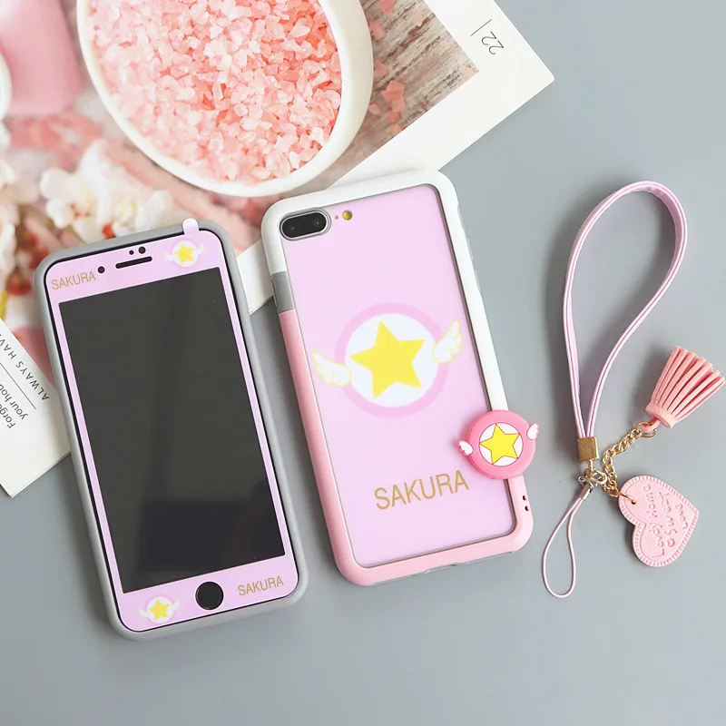 Для iPhone XS Max Sailor moon Sakura пленка для экрана из закаленного стекла (F &amp B) мягкий