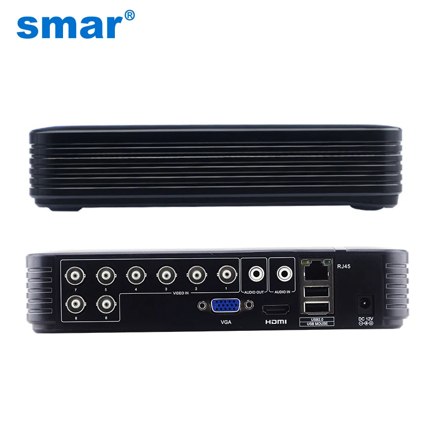 Цена Smмини DVR 8CH 1080N AHD DVR H.264 сетевой видеорегистратор Гибридный DVR HD рекордер для камеры безопасности Onvif XMEYE P2P 5 в 1