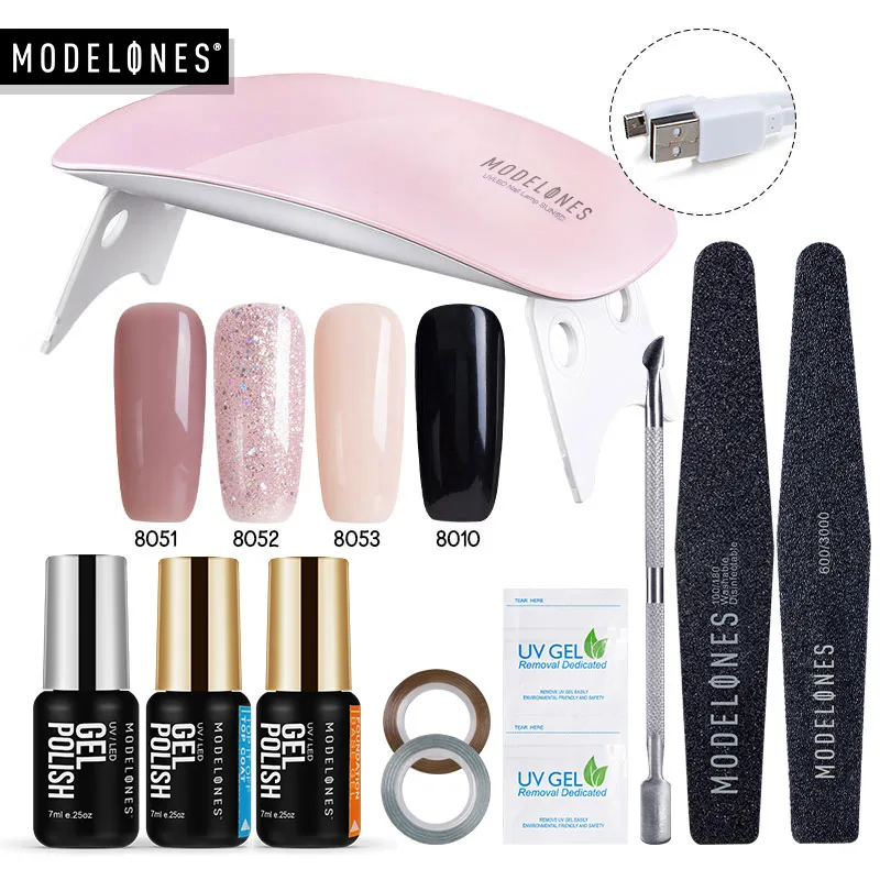 УФ лампа Modelones 11 шт./лот SUNmini набор для маникюра и практика ногтевого искусства