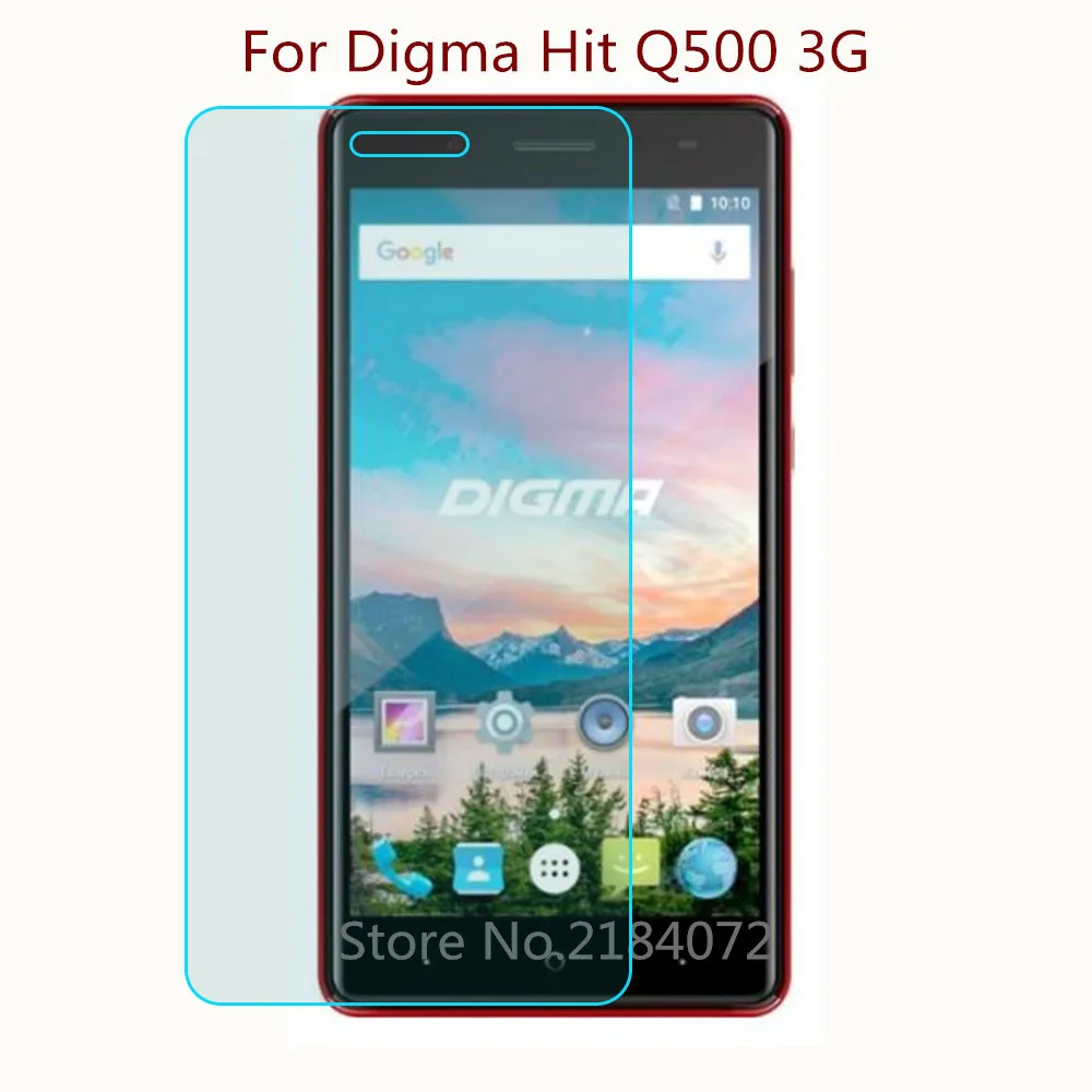 

9H 2.5D Screen Protector Glass Phone For Digma Hit Q500 3G Phone Tempered Glass SmartPhone Front Film Protective Screen