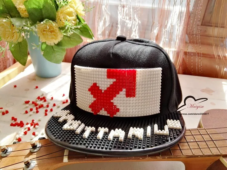 12 знаков зодиака бейсболка со съемными блоками DIY Кирпич хип-хоп Snapback шапки созвездие шаблон кепки для мужчин и женщин