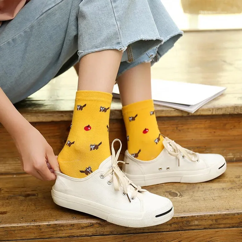 Animal Cartoon Harajuku Funny Socks Sheep Pigger Panda Cute Socks Women Creative Divertidos Sokken Lovely Art Calcetines Mujer Animal Cartoon Harajuku Funny Socks Sheep Pigger Panda Cute Socks Women Creative Divertidos Sokken Lovely Art Calcetines Mujer